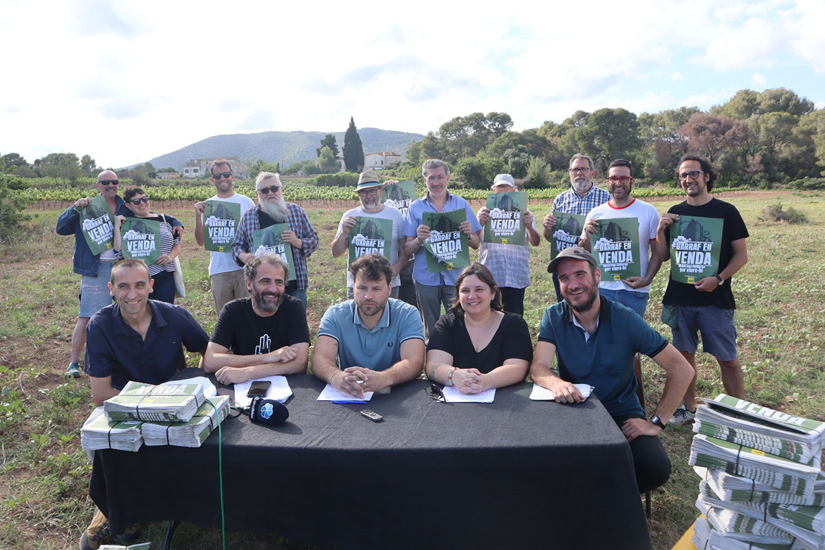 Roda de premsa presentació campanya Garraf en Venda